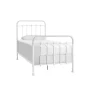 Dorley Farmhouse White Metal Twin Standard Bed (42.91 in. W x 53.5 in. H) - Image 2