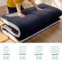 Futon Mattress, Padded Japanese Floor Mattress Quilted Bed Mattress Topper, Extra Thick Folding Sleeping Pad, Twin Size - Image 3