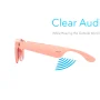 SKCT Smart Glasses, Bluetooth Sunglasses with Polarized lenses, Bluetooth Audio & Hands Free Calling, Open Air Audio, Auto On/Off, Pink with Amber Lenses, 3 styles Switchable Lenses - Image 6