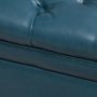 Juliana Tufted Teal PU Leather Storage Bench - Image 6