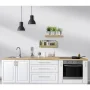 Set of 3 Floating Shelves, Wall Mounted for Home Decor, 16.25 in. W x 5.5 in. D Maple Wood Decorative Wall Shelf - Image 5