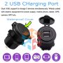 12V Car Cigarette Lighter Socket Splitter Dual USB Charger Power Adapter Outlet - Image 2