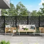 2 ft. x 4 ft. Black Freesia Polypropylene Decorative Screen Panel - Image 2