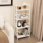 47.5 Inch 4-Tier Multifunctional Bamboo Bookcase Storage Stand - Image 2