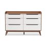 Brighton 6-Drawer White Dresser - Image 5
