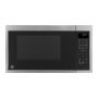 GE - 0.9 Cu. Ft. Countertop Microwave with Convenience Cooking Controls - Stainless Steel - Image 1