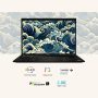MSI - Prestige 13”AI+ - Ukiyoe Edition 13.3"OLED Laptop- Intel Core Ultra 7-258V– Intel ARC Graphics with 32GB Memory– 1TB SSD - Stellar Gray - Image 4