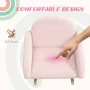 Qaba Rocker Armchair for Nursery Playroom Preschool for 1.5-5 Years, Pink - Image 4
