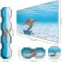 Keyboard Mouse Pad Set, Large Gaming Mouse Pad + Keyboard Wrist Rest Support + Mouse Wrist Cushion + Coaster, 4 in 1 Non-Slip Rubber Base, 31.5"x 11.8" Extended Desk Mat for Office, Sea Turtle - Image 2