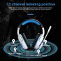 Anivia Gaming Headset 7.1 Surround Sound Headphone with USB Port Over-The-Ear Noise Cancelling, Volume Control, LED Lights Wired Headset with Mic for PC, Mac, Laptop, Computer (White) - Image 5