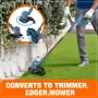 SENIX 20V 2-Tool Cordless Combo Kit, 10-Inch String Trimmer & Variable Speed Leaf Blower (One 4.0Ah Battery and Charger Included) S2K2B1-03 - Image 5