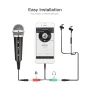 Ammoon PC/Phone Microphone,3.5mm Plug+Play Home Recording Studio Equipment for Live Broadcast Conferencing Chatting - Image 5