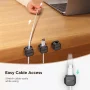 Joyroom Magnetic Cable Clip 3/6 Pcs Cable Holder Adhesive Wire Keeper Cord Cable Organizer for Home Office Under Desk Management - Image 3