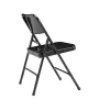 200 Series Black Premium All-Steel Double Hinge Folding Chair (4-Pack) - Image 3