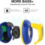 Pool Floating IPX7 Waterproof Bluetooth Speaker, Portable Wireless Shower Speakers with Deep Bass and Colorful LED Light for Outdoor Swimming Pool Hot Tub Home Party (Yellow) - Image 3