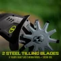 Sun Joe 24V Cordless Garden Tiller Cultivator Kit with Battery and Charger, 24V-TLR-LTE - Image 6