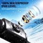 eRapta Backup Camera ERT01 with 5 inch Monitor License Plate Back Up Camera for Car Pickup Truck SUV Rear View Camera Backing Reverse Camera Crystal Clear Image IP69 Waterproof Nice Night Vision - Image 3