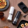 2024 NEW Huohou Electric Grinder Pepper Seasonings Spices Grain Mill Salt Shaker LED Light 6 Modes Kitchen Cooking Tool 2pcs Set - Image 3