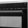 ZLINE - Autograph 24 in. 1.6 cu. ft. Built-in Convection Microwave Oven with Sensor Cooking in Satin Stainless w/ Black Accents - Satin Stainless Steel - Image 3