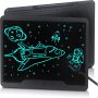JONZOO LCD Writing Tablet 15 inch, Erasable Drawing Board Doodle Board Kids Writing Board Electronic Drawing Pads Drawing Tablet for Kids Adults Home School Office, Black - Image 1