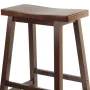 Winsome Satori Saddle Seat Bar Stool, 29", Walnut Finish - Image 4