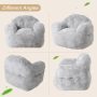 Giant Bean Bag Chair for Adults Kids, Hign-Density Foam Filled Sofa Chair with Armrests for Living Room Bedroom - Image 3