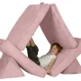 Huddle Customizable Kids Play Foam Couch, Pink, 4 Pieces, for Toddlers Ages 2+ - Image 5