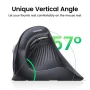 UGREEN Vertical Mouse Wireless Bluetooth5.0 2.4G Ergonomic 4000DPI 6 Mute Buttons for MacBook Tablet Laptops Computer PC Mice - Image 2