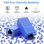Dingsun RJ45 Coupler, Ethernet Extender for Cat7/Cat6/Cat5e/Cat5 Female to Female Ethernet Coupler Connector (5, Blue) - Image 4