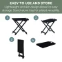 Convenience Concepts Designs2Go Folding Tray Table, Black - Image 5