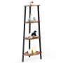 4-Tier Multipurpose Corner Shelf Bookcase - Image 6