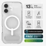 ZAGG - Crystal Palace Snap MagSafe Compatible Case w/ Kickstand for Apple iPhone 17 - Clear - Image 4