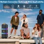 JYX Karaoke Machine for Aldult, Portable Speaker Bluetooth for Outdoor Parties with 2 Microphones, 3 Subwoofer, T29-T - Image 2