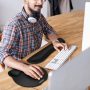 Gimars Upgrade Enlarge Superfine Fibre Soft Smooth Gel Ergonomic Mouse Pad Wrist Support and Keyboard Wrist Rest for Computer, Laptop, Mac, Gaming and Office, Durable, Comfortable and Pain Relief - Image 6