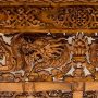 Tribe Azure Fair Trade Small Altar Table, Meditation Table Altar, Small Puja Table, Meditation Altar Wood Wiccan Buddhist, Tea Japanese, Low Side Dragon (Large Dragon) - Image 5