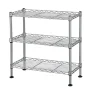 Modern Silver Wire Shelf (17.72 in. D x 7.87 in. W) - Image 1