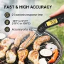 Instant Read Digital Meat Thermometer (Black) - Image 3