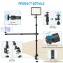 Overhead Camera Mount Table Stand with 2 Section Telescopic Arm, 13"-33" Adju... - Image 4
