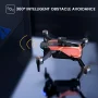 D99 GPS Drone with 8K UHD Camera, Foldable Quadcopter for Adults Beginners, Brushless Motor, VR Mode, 2 Batteries, Orange - Image 2