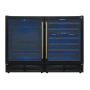Forno Appliances - Gemello 52-Bottle Side-by-Side Wine and Beverage Cooler - Black - Image 1