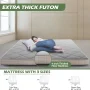 Slsy 4" Foldable Full Firm Fabric Futon Mattresses with Storage Bag - Image 3