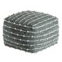 Anji Mountain Handloom Pouf, Woven with Wool - Brown - Image 3