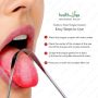 HealthAndYoga™ Tongue Cleaner Scraper with Storage Bag - Hygienic, Surgical Grade, Non-Synthetic Grip – Sterilizable Tongue Brush Cleaner (Surgical Steel - 2 Pack) - Image 4
