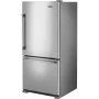 Maytag - 30 in. Wide 19 cu. ft. Bottom-Freezer Refrigerator with Humidity-Controlled FreshLock Crispers - Stainless Steel - Image 3