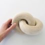 Rool Coffee Table Decor Book Shelf Decor Accents Home Decor Console Table Decorative Items Living Room Wood Knot Decor Chain Link Decorations Beige - Image 1