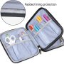 Yarwo Carrying Bag Compatible with Cricut Accessories, Organizer Case for Craft Pen Set and Basic Tool Set Storage, Gray Color, Bag Only - Image 3