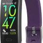 ZURURU Fitness Tracker with Blood Pressure Heart Rate Sleep Health Monitor for Men and Women, Upgraded Waterproof Activity Tracker Watch, Step Calorie Counter Pedometer Purple - Image 1