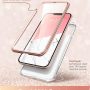 i-Blason Cosmo Series Case for iPhone 13 6.1 inch (2021 Release), Slim Full-Body Stylish Protective Case with Built-in Screen Protector(Marble) - Image 5