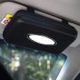 Sun Visor Tissue Holder, Zipper Napkin Holder, PU Leather Backseat Tissue Case for Car, Vehicle (Beige) - Image 4