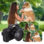 Vivitar 4K 3" LED Display 8x Digital Zoom Point-and-Shoot Digital Camera with Macro Lens and SD Card - Image 5
